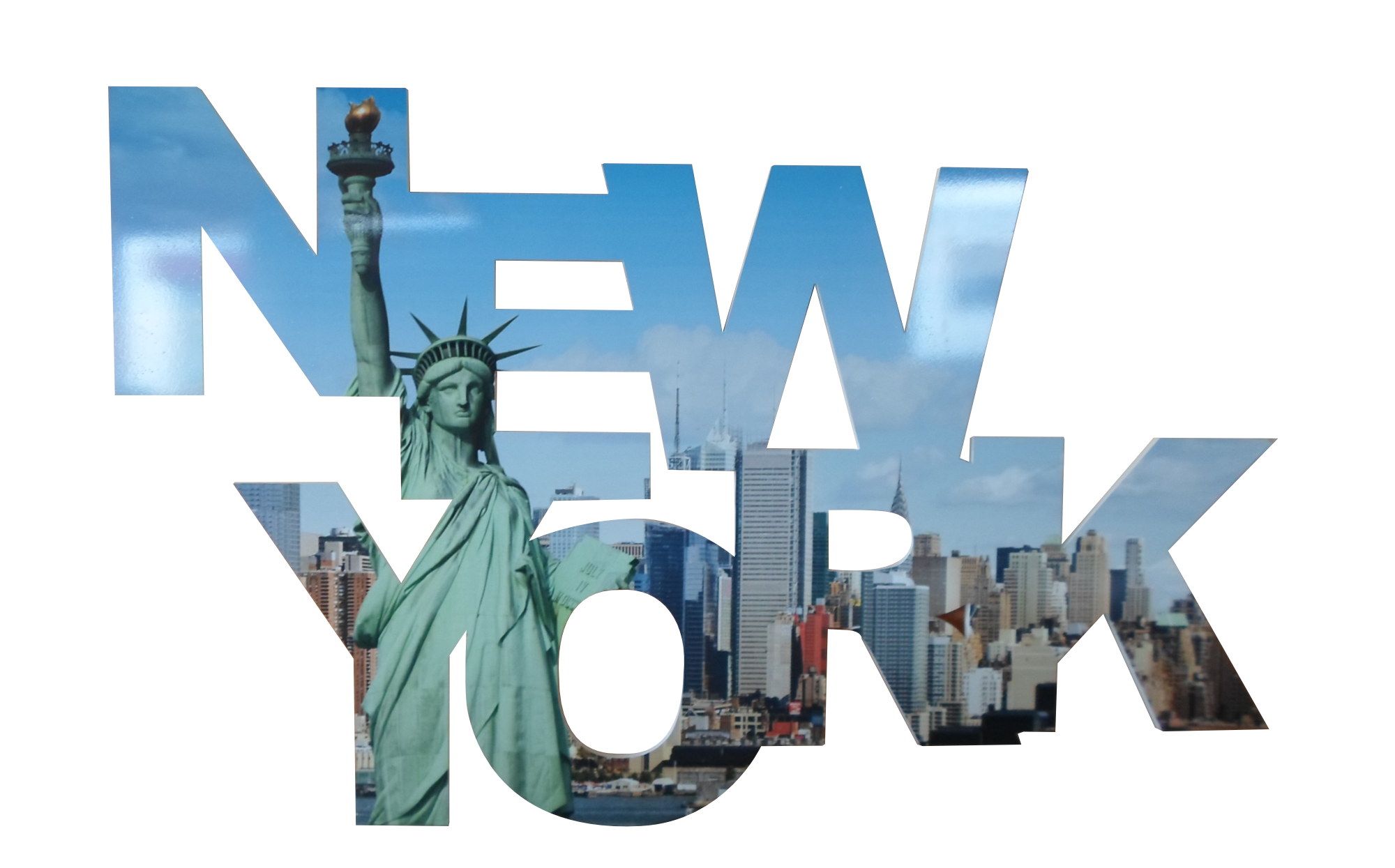 New York, Sonderform mit Digitaldruck